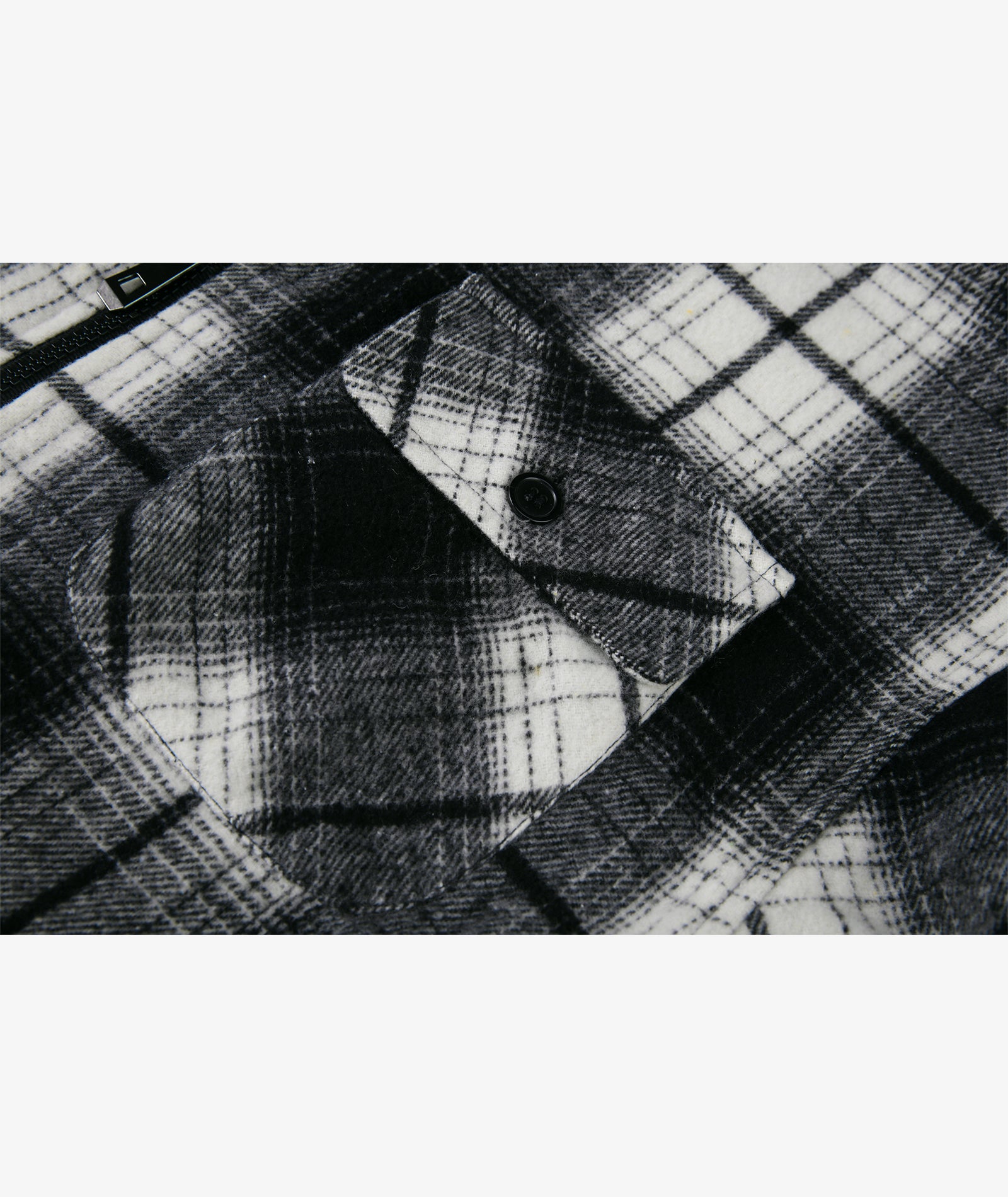 Sherpa-Lined Plaid Hooded Jacket
