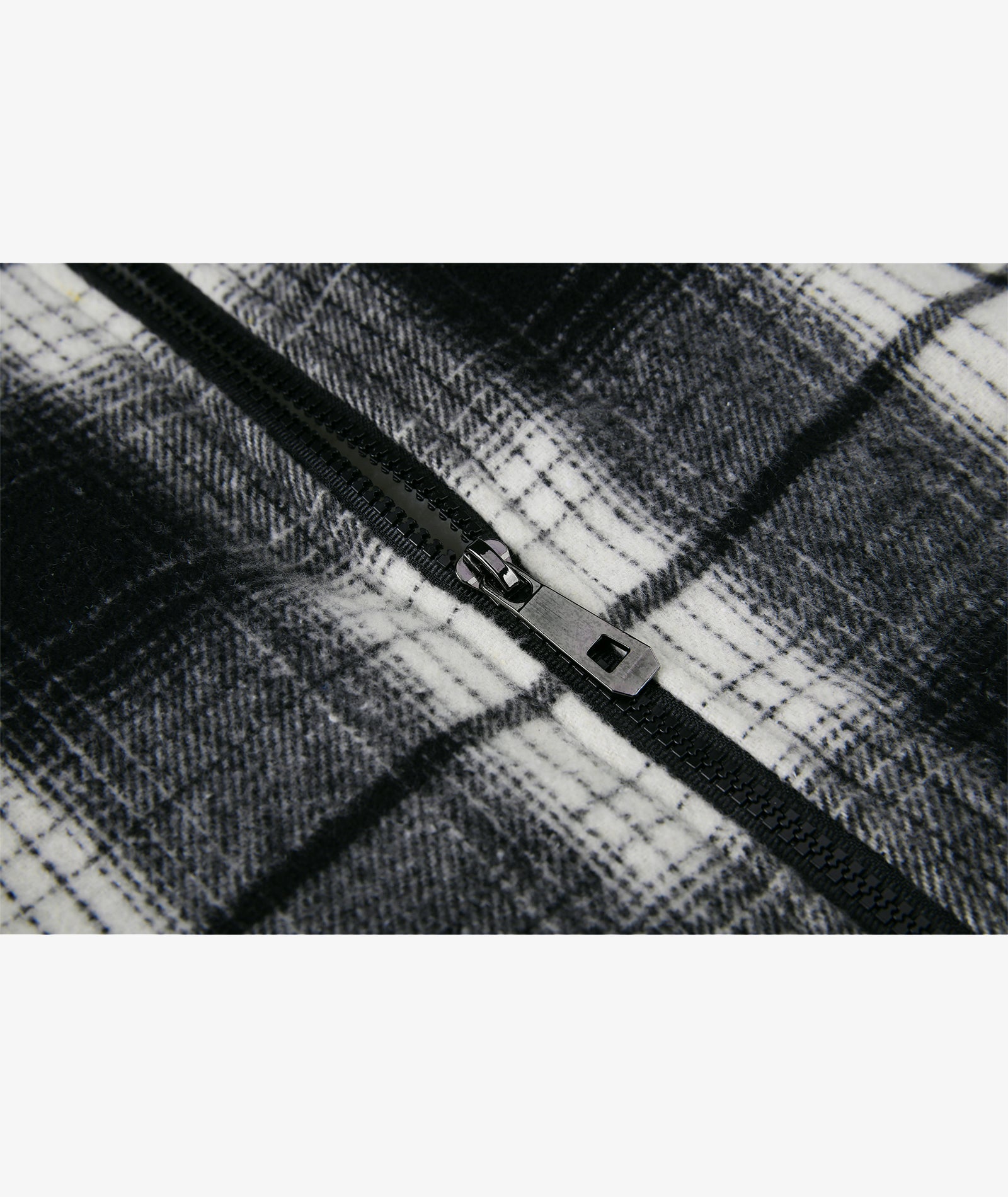 Sherpa-Lined Plaid Hooded Jacket