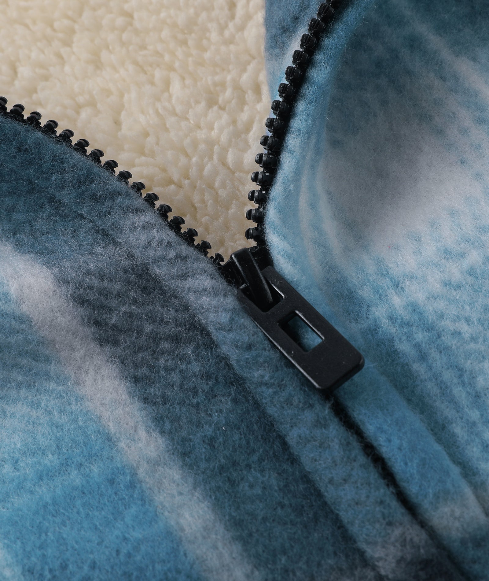 Plaid Sherpa Full-Zip Hoodie