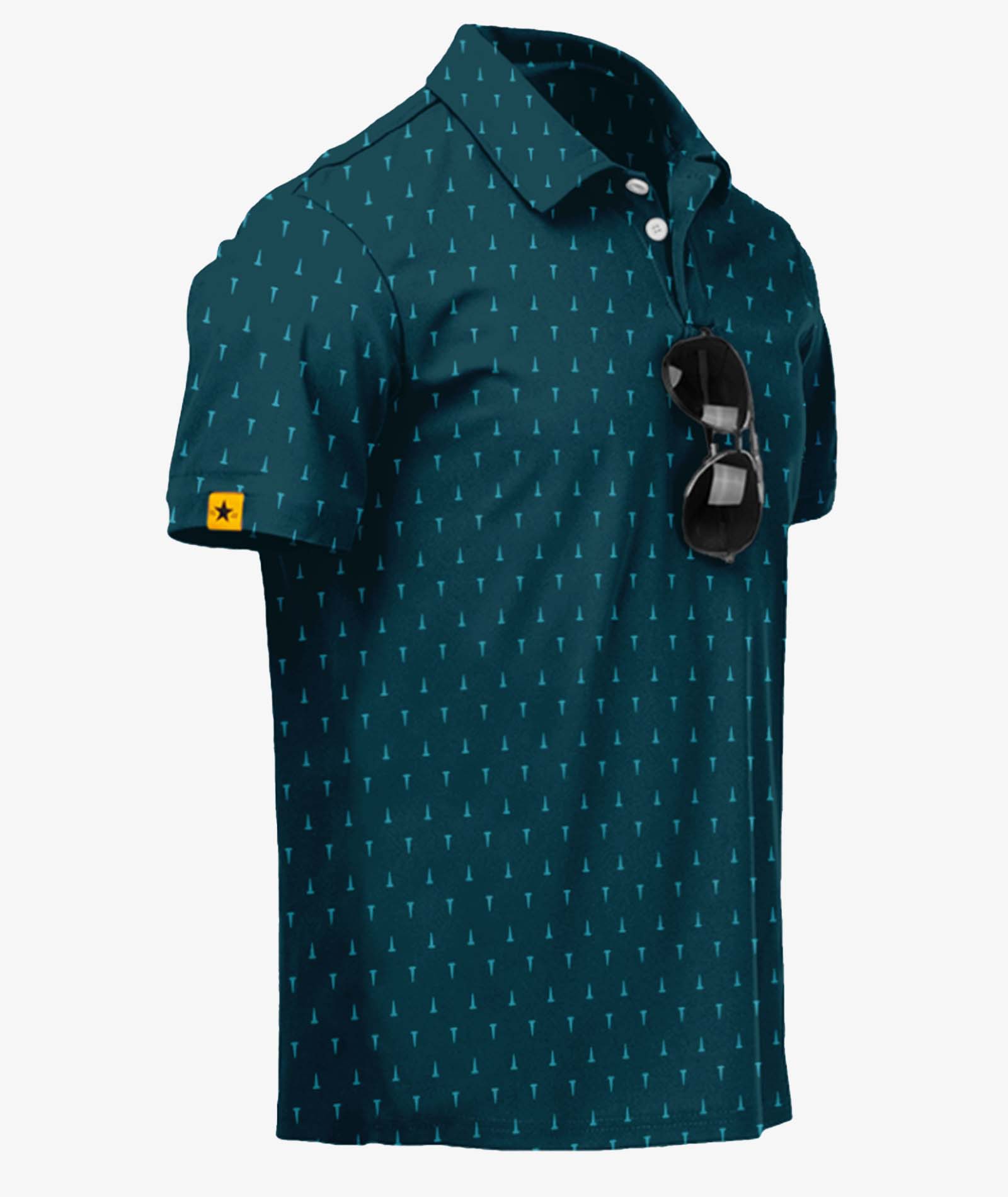 ZITY Tee Print Golf Polo