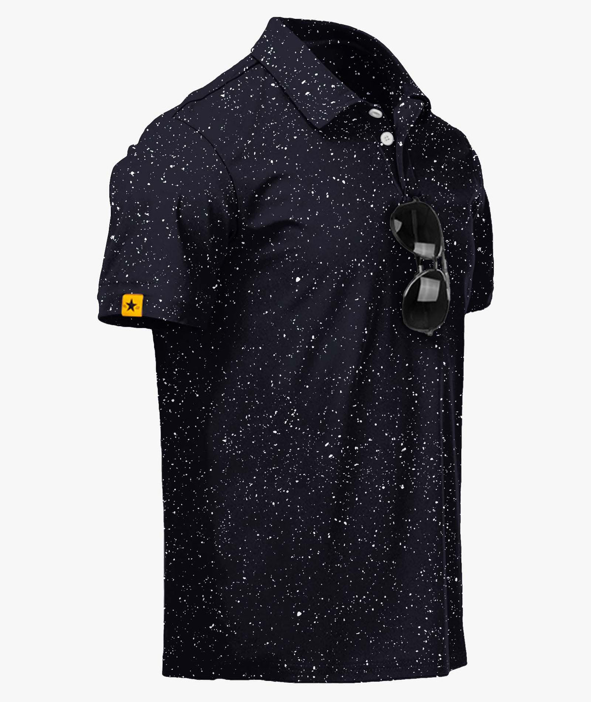 ZITY Midnight Speckle Golf Polo