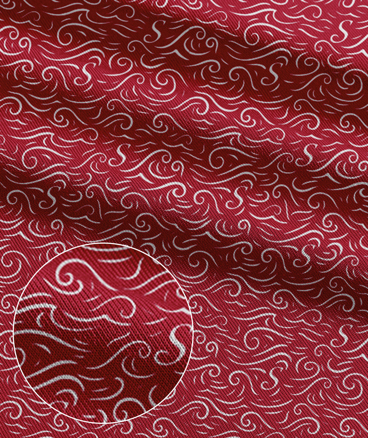 Crimson Flow Golf Polo