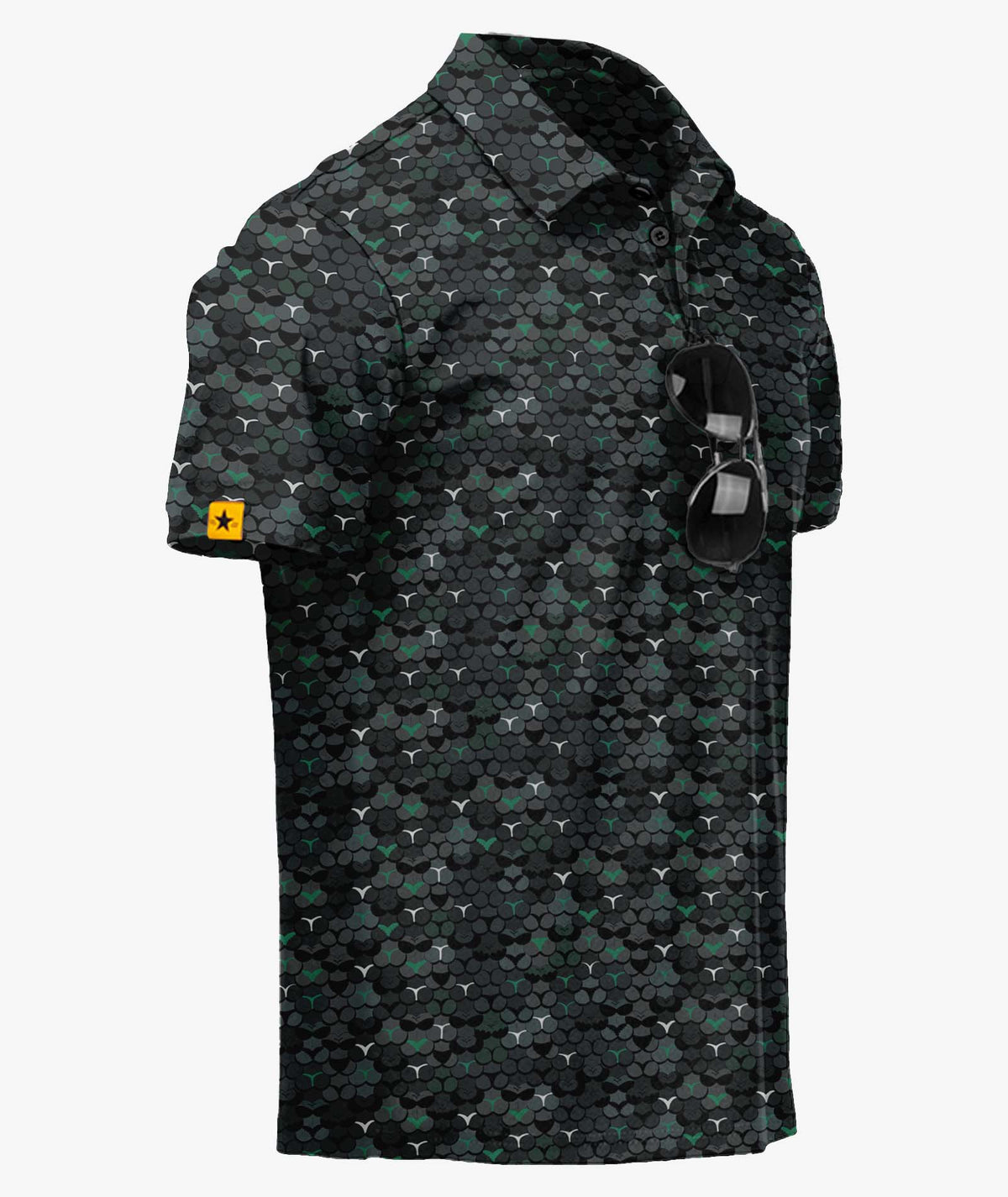 ZITY Beach Print Golf Polo