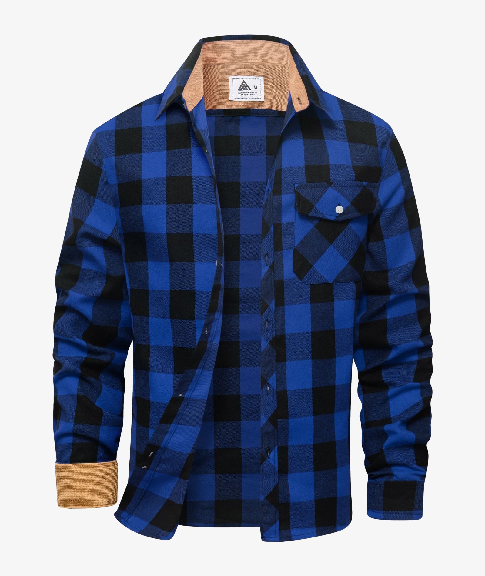 Camisa Chaqueta a Cuadros para Hombre