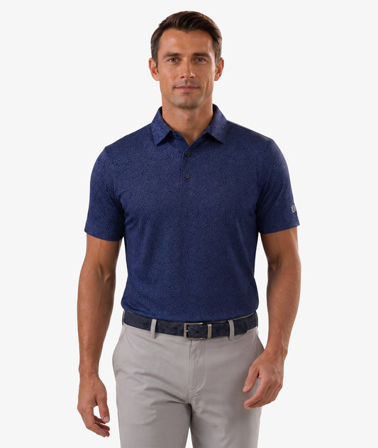 Polo de golf Marine Leaf