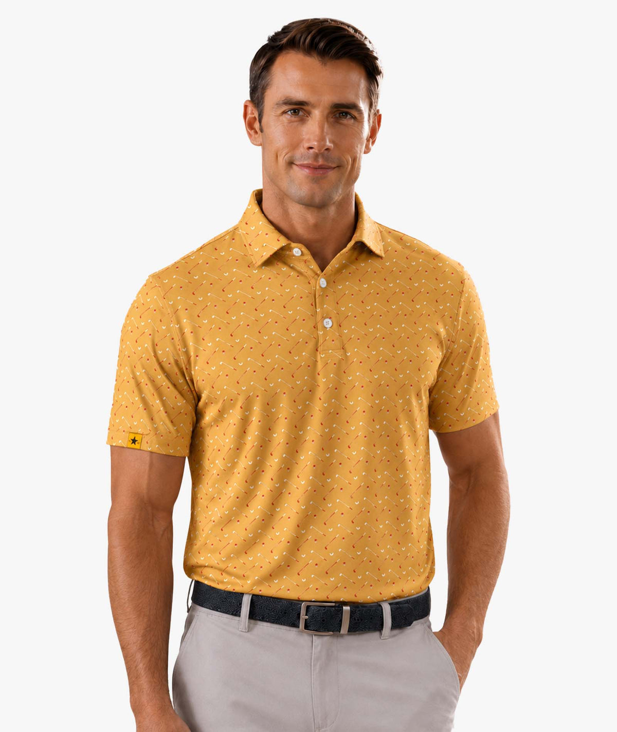 ZITY Golf Club Print Polo