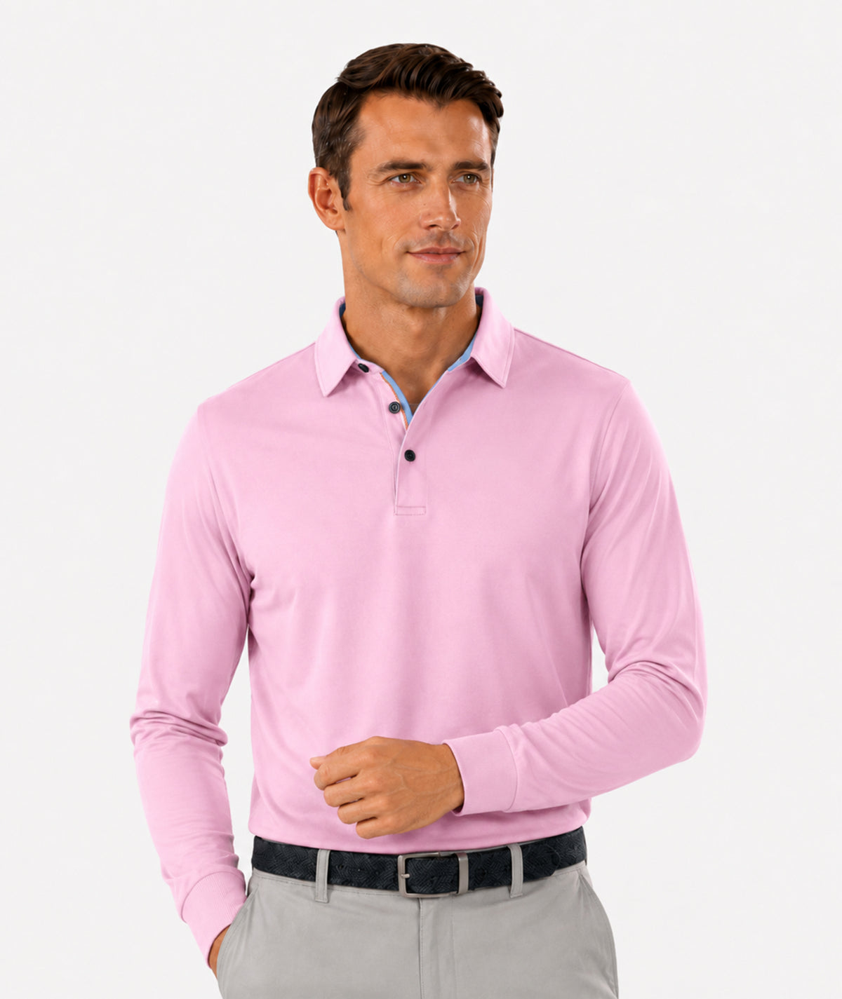 Polo clásico de manga larga