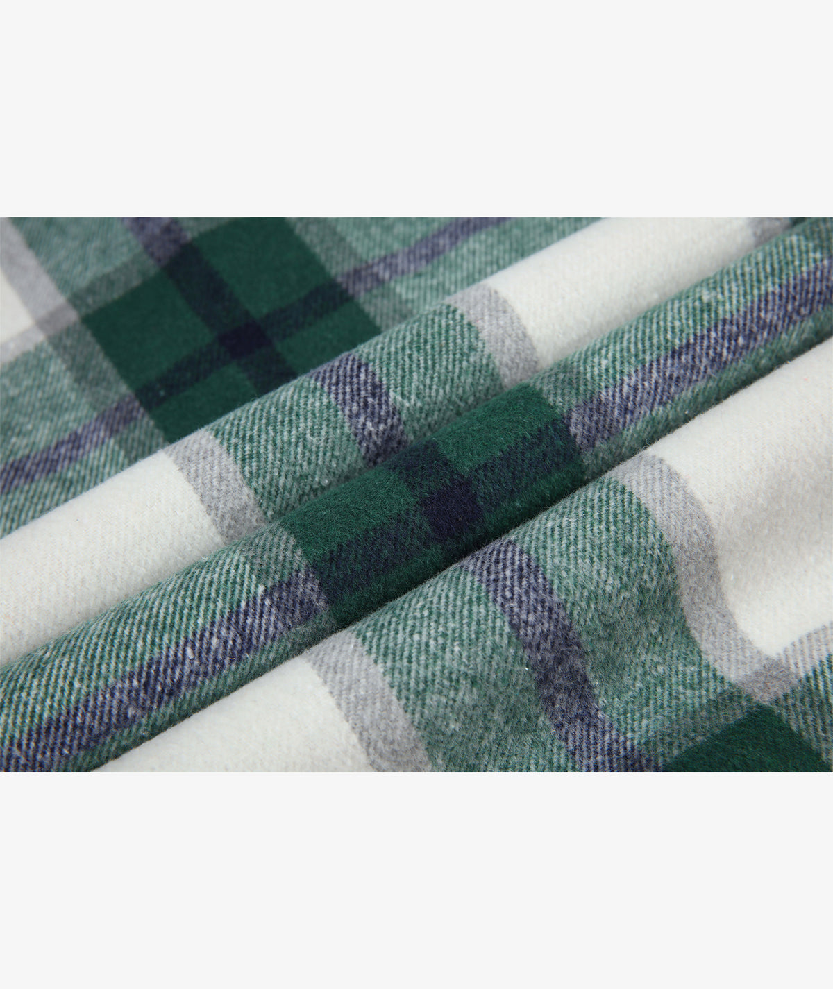 Sherpa-Lined Plaid Hooded Jacket