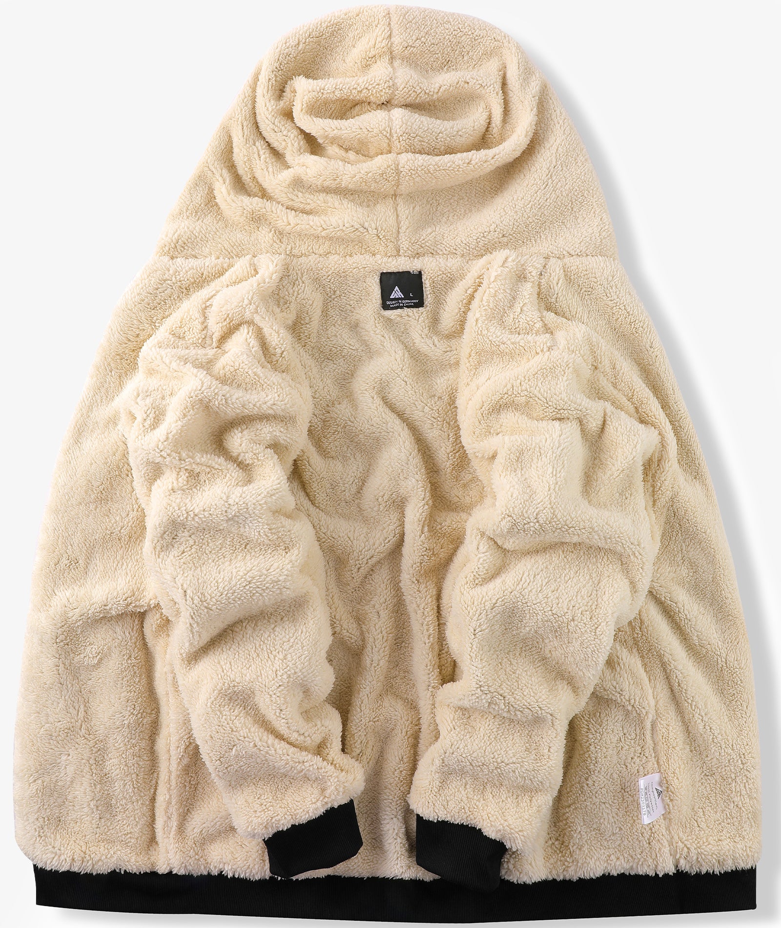 Plaid Sherpa Full-Zip Hoodie
