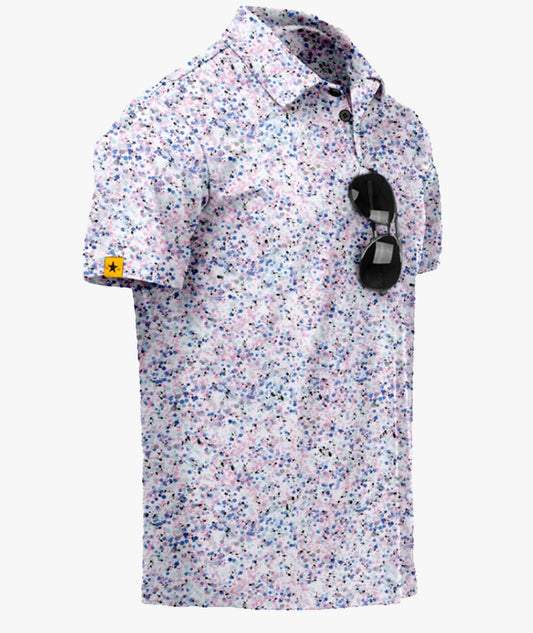 Cooling Print Golf Polo