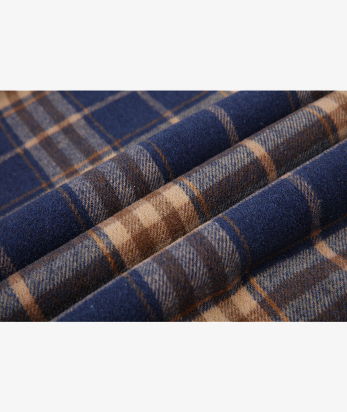Sherpa-Lined Plaid Hooded Jacket