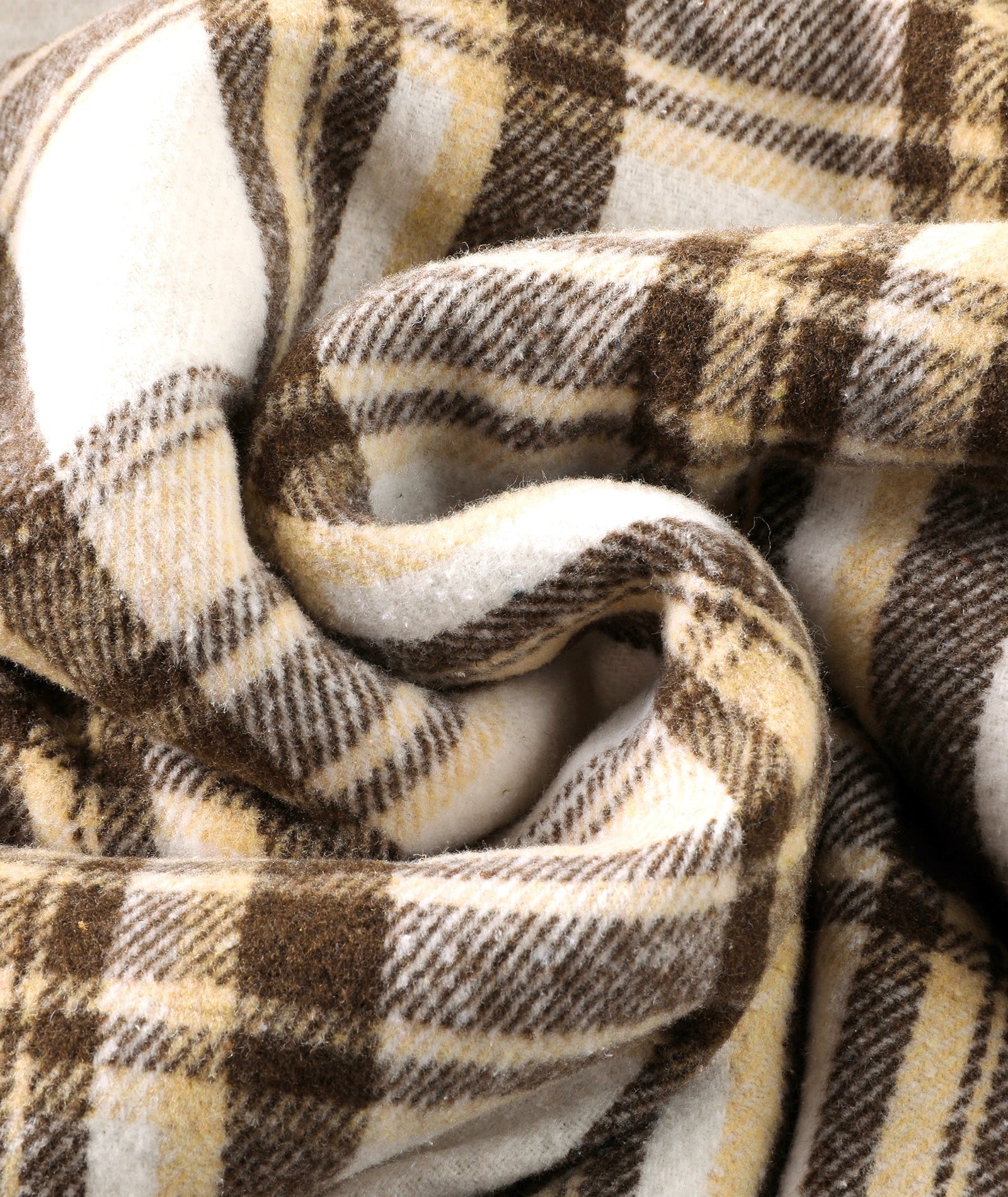 Sherpa-Lined Plaid Hooded Jacket