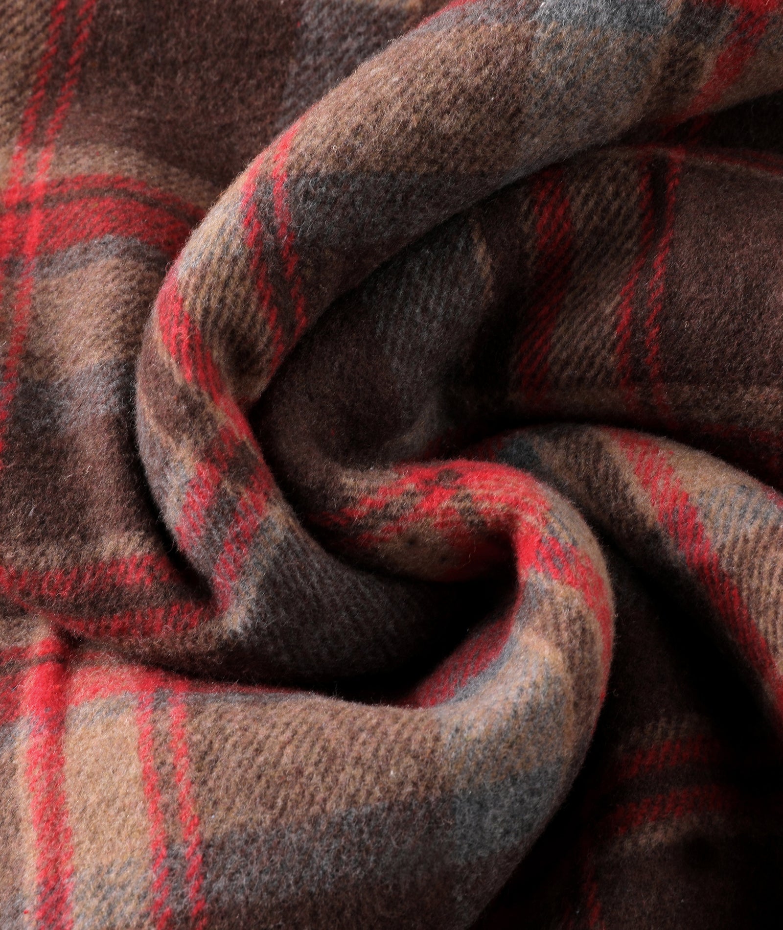 Sherpa-Lined Plaid Hooded Jacket