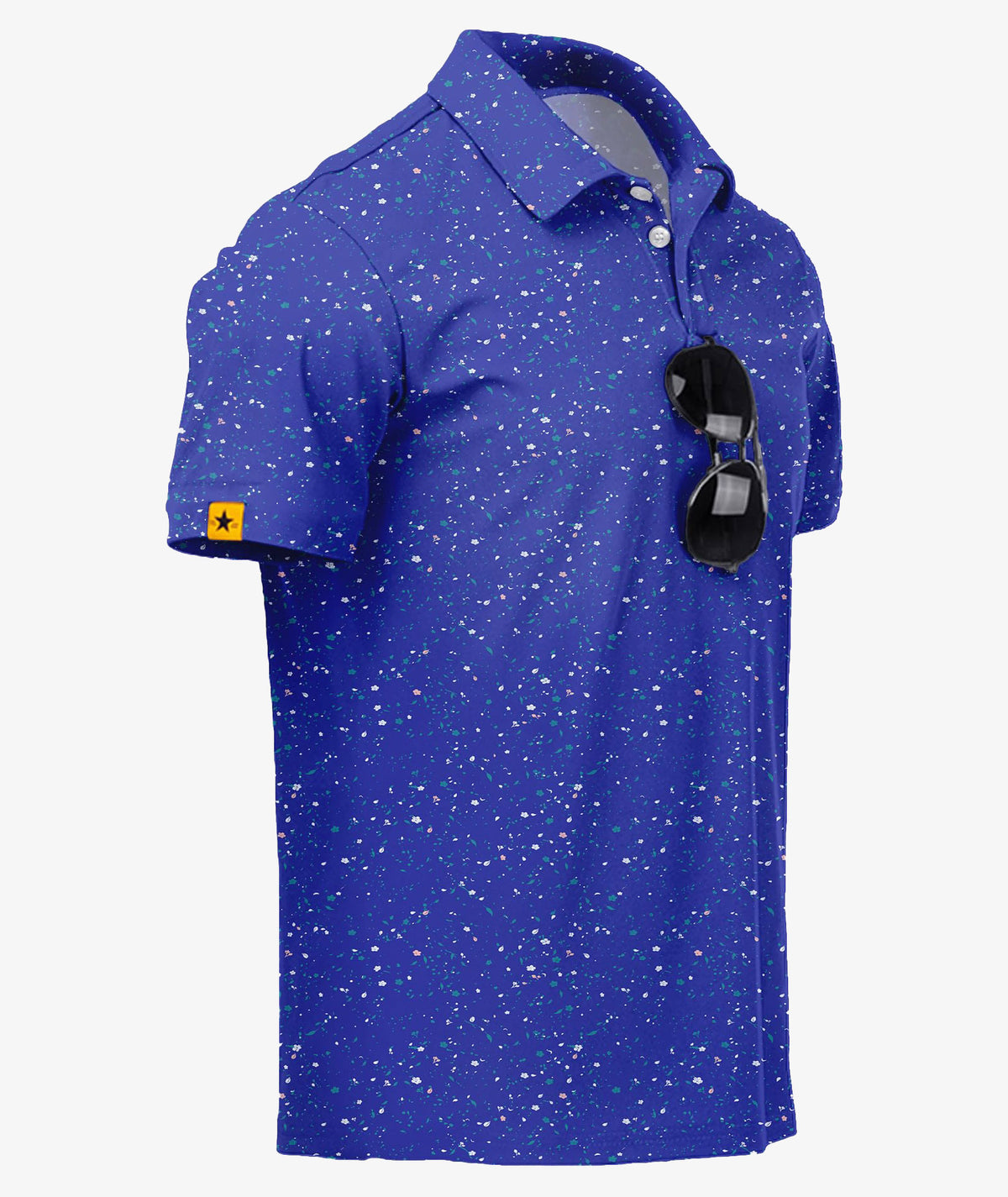 ZITY Blue Nebula Golf Polo