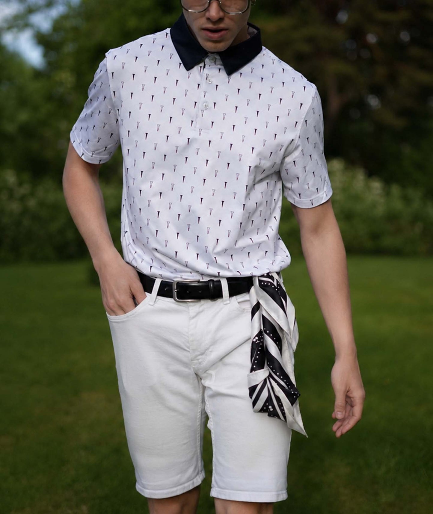 Pin Drop Golf Polo