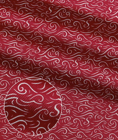 Crimson Flow Golf Polo