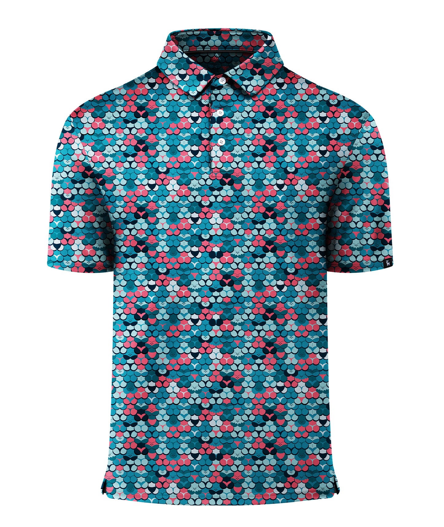 Polo de golf Tropic Grid