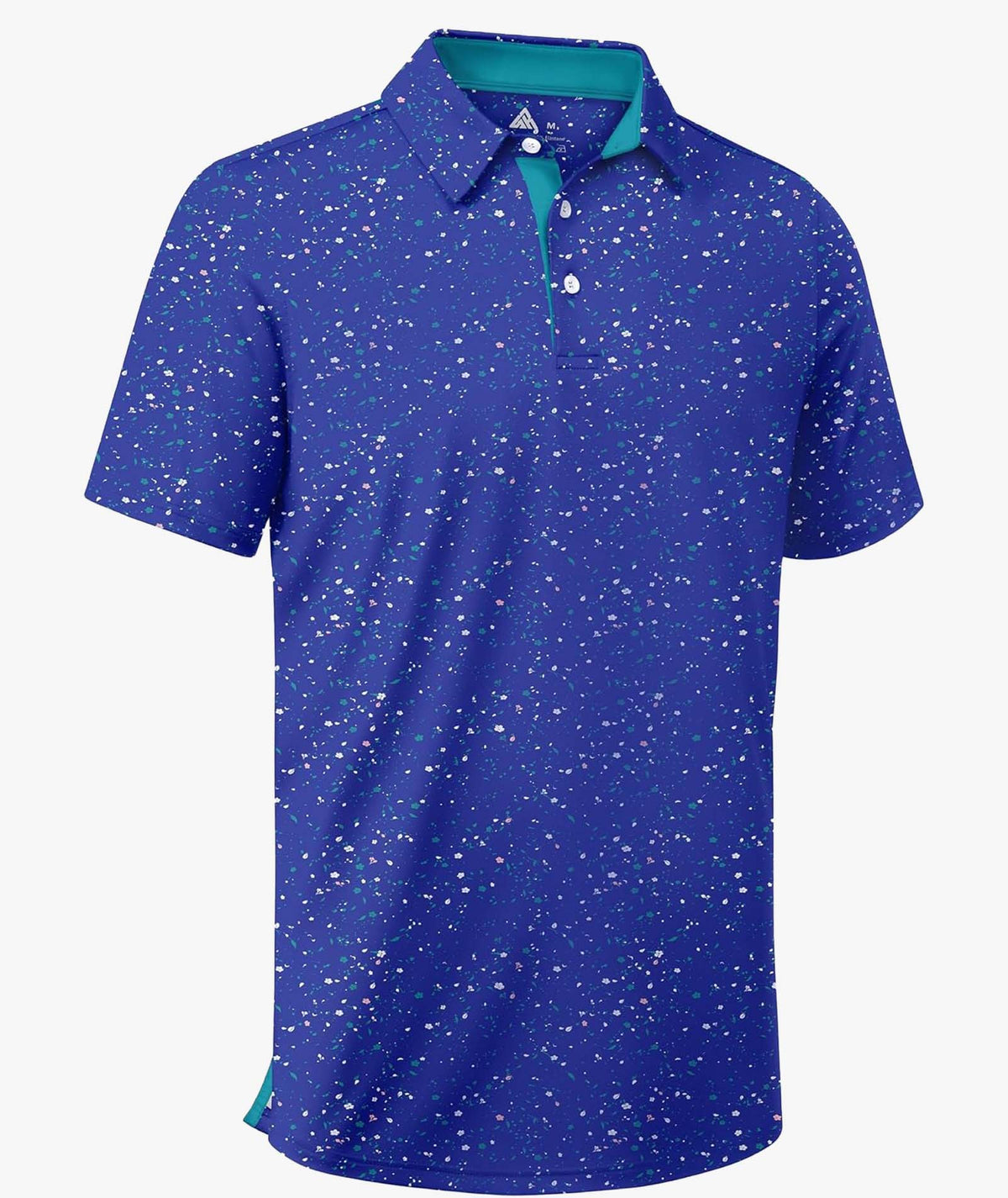 Polo moucheté minuit