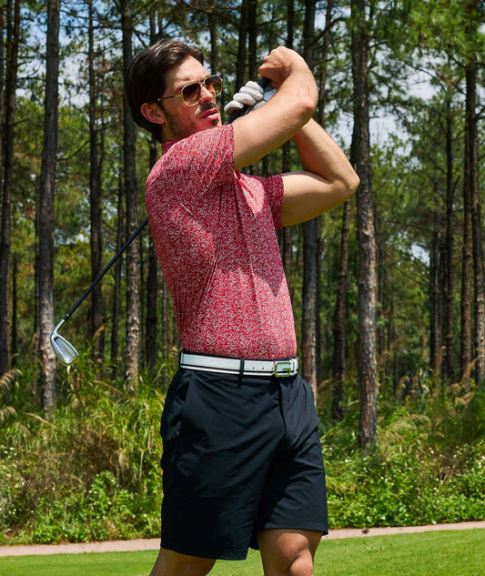 Polo de golf Rouge cramoisi
