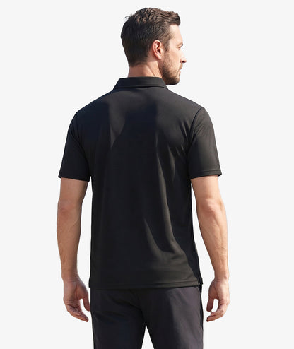 Polo de performance à col zippé