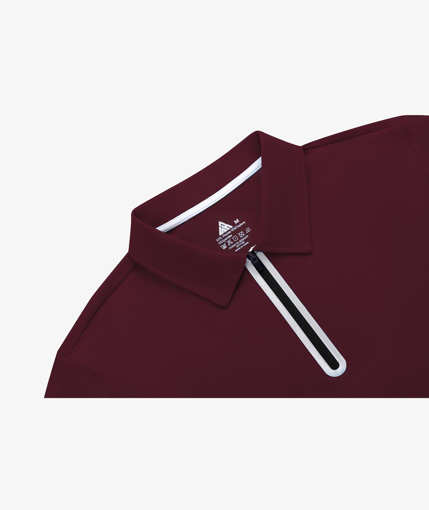 Polo de performance à col zippé