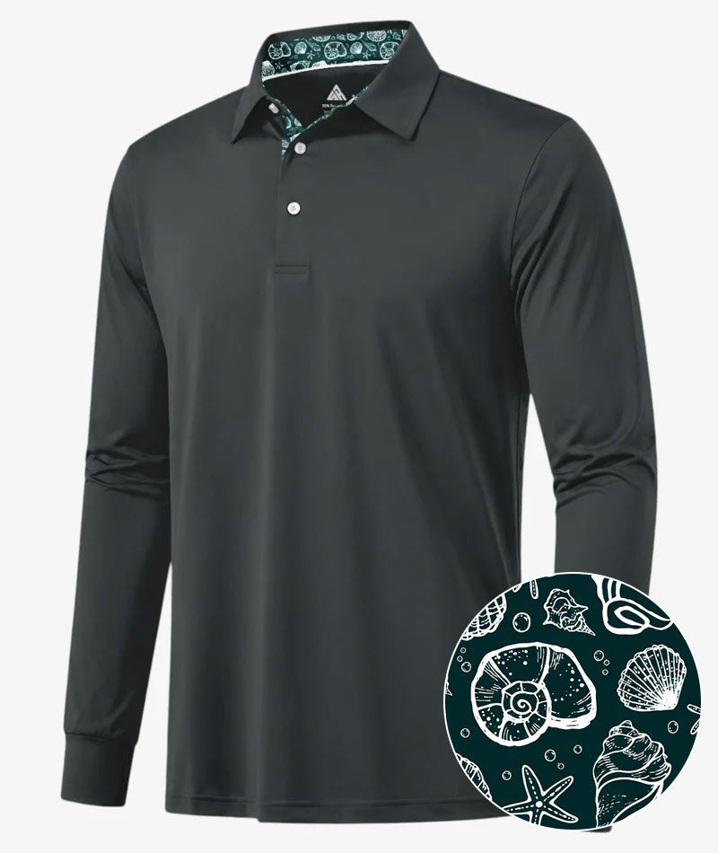 Seashell Collar Polo