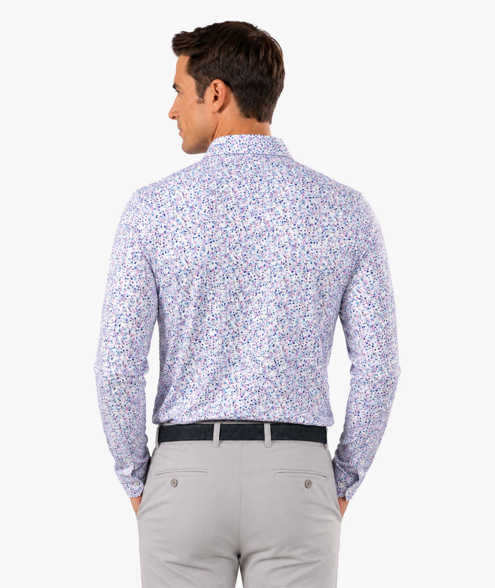 Polo imprimé fleuri