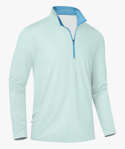 Pineapple Quarter Zip Polo