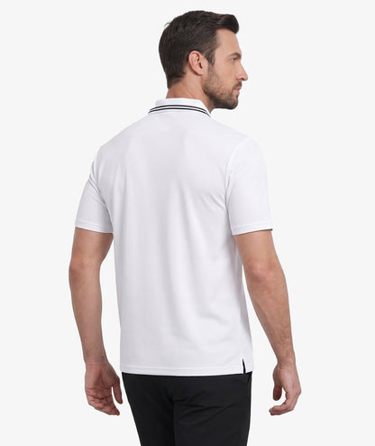 Polo de performance à col zippé