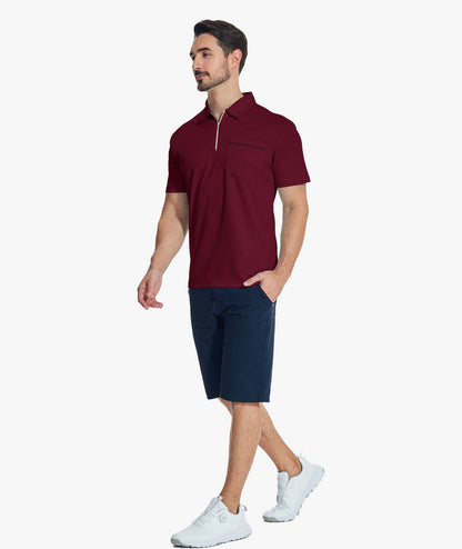 Zip Pocket Performance Polo
