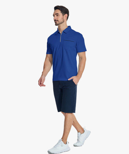 Zip Pocket Performance Polo