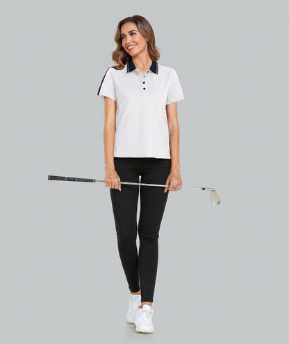 Contrast Collar Polo Shirt