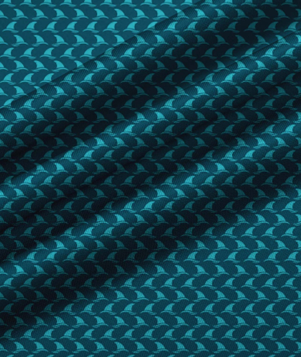 Polo con cremallera corta Wave Geo