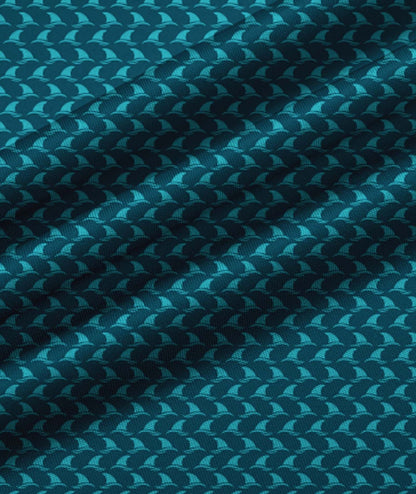 Wave Geo Quarter Zip Polo