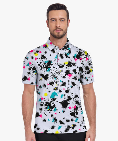Polo de golf éclaboussures de peinture