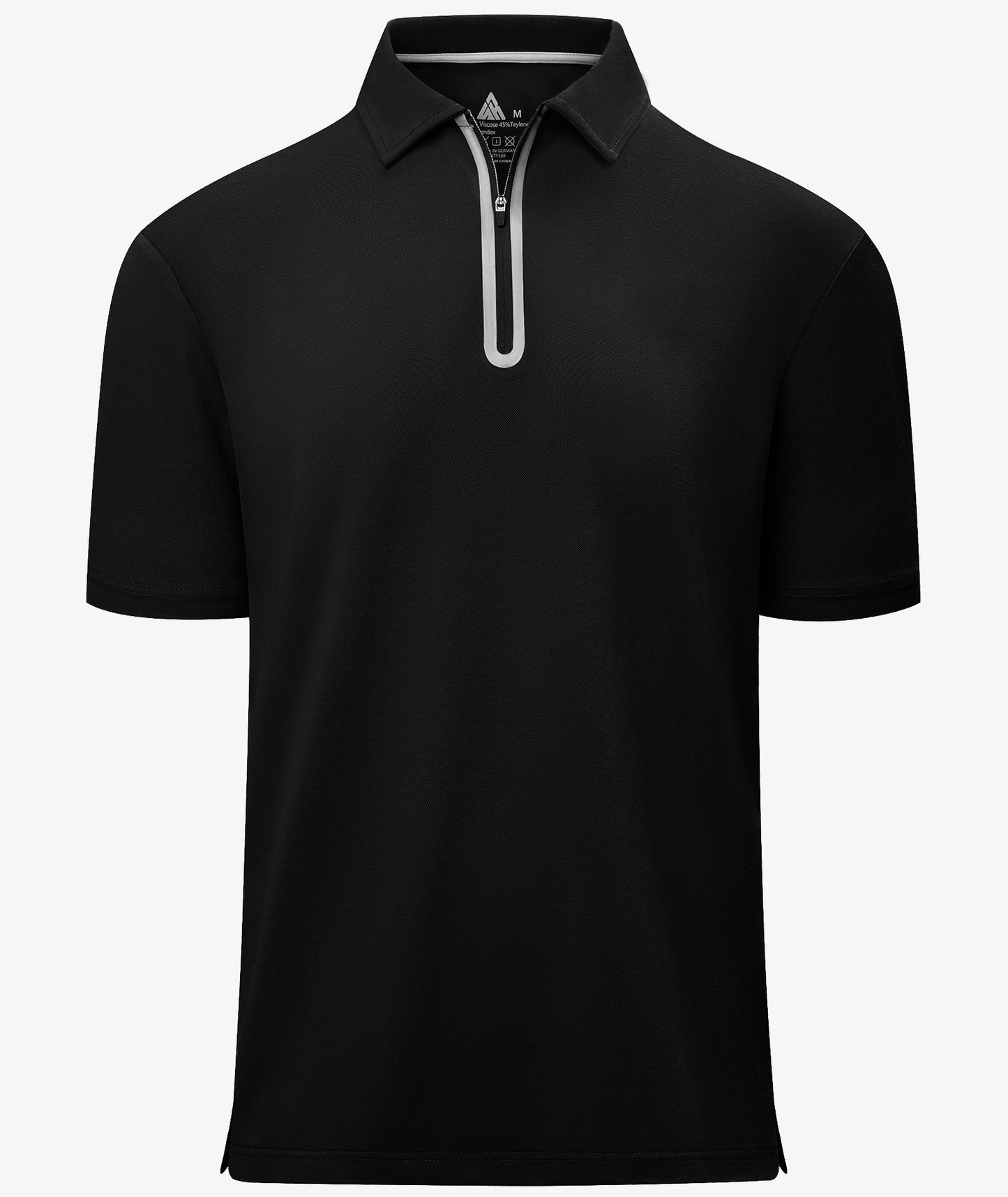 Polo de performance à col zippé
