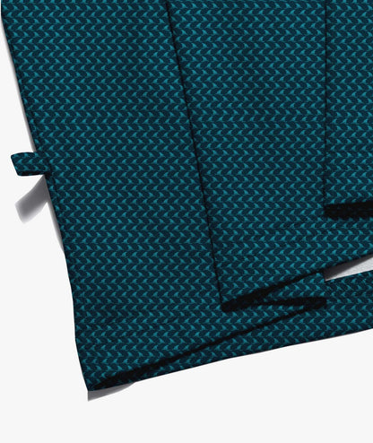 Wave Geo Quarter Zip Polo