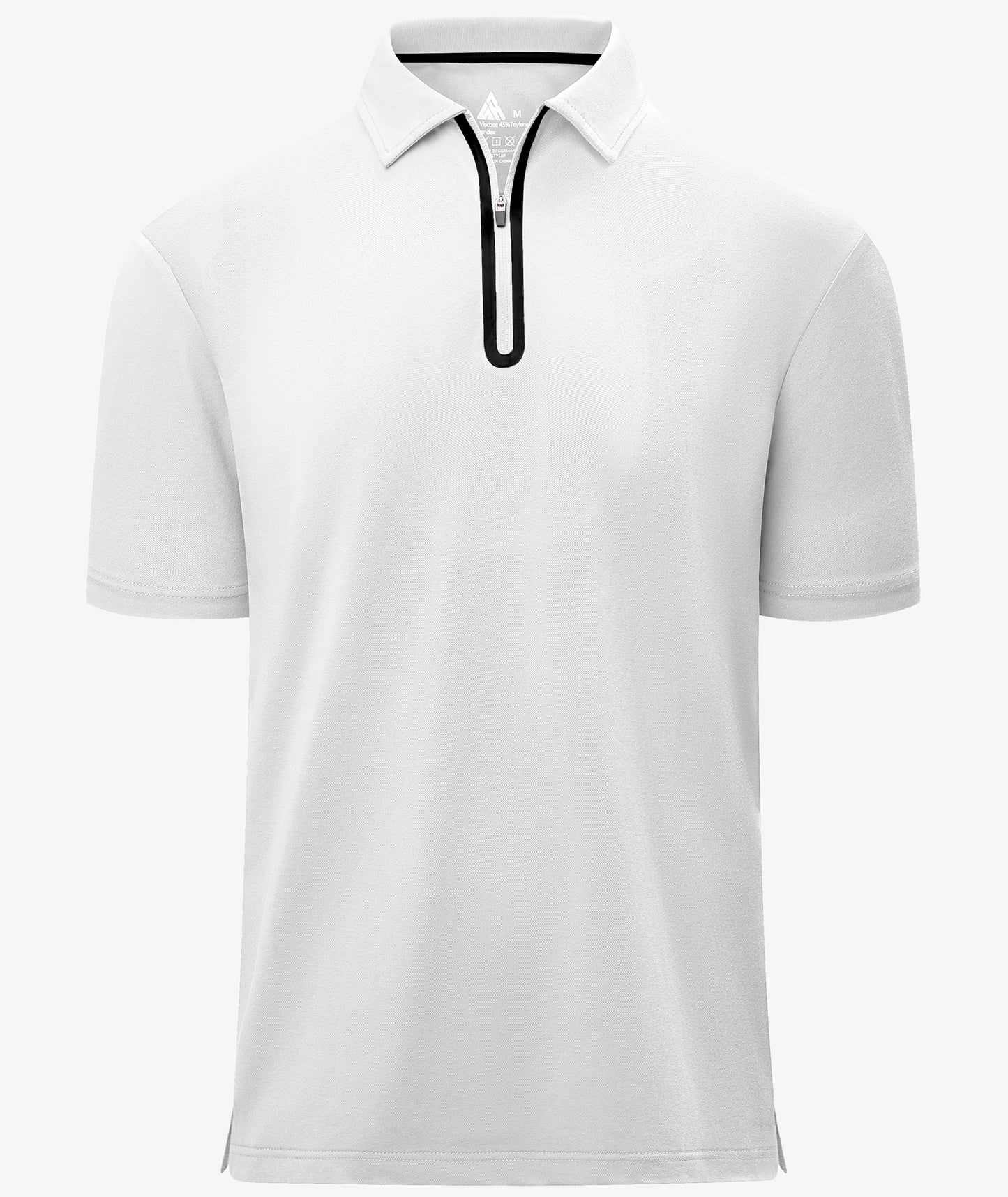 Polo de performance à col zippé