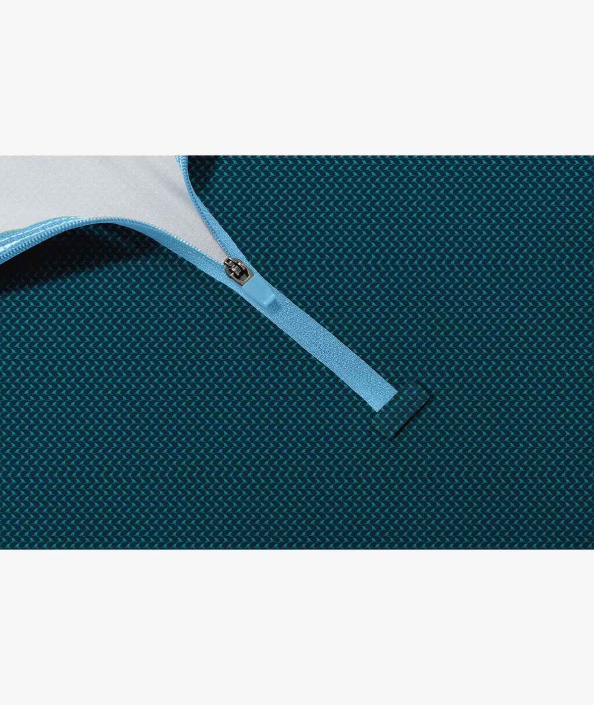 Polo con cremallera corta Wave Geo