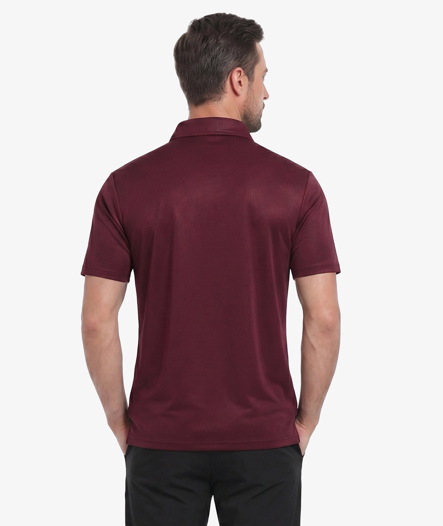 Polo de performance à col zippé