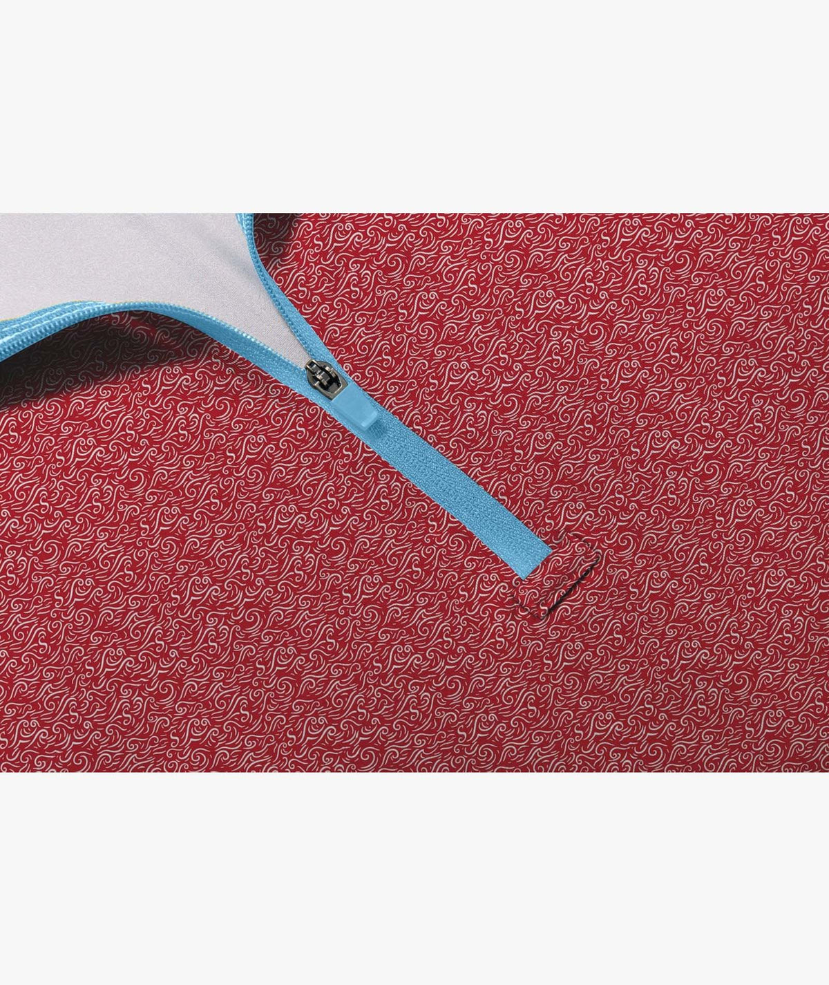Polo quart de zip Red Wave