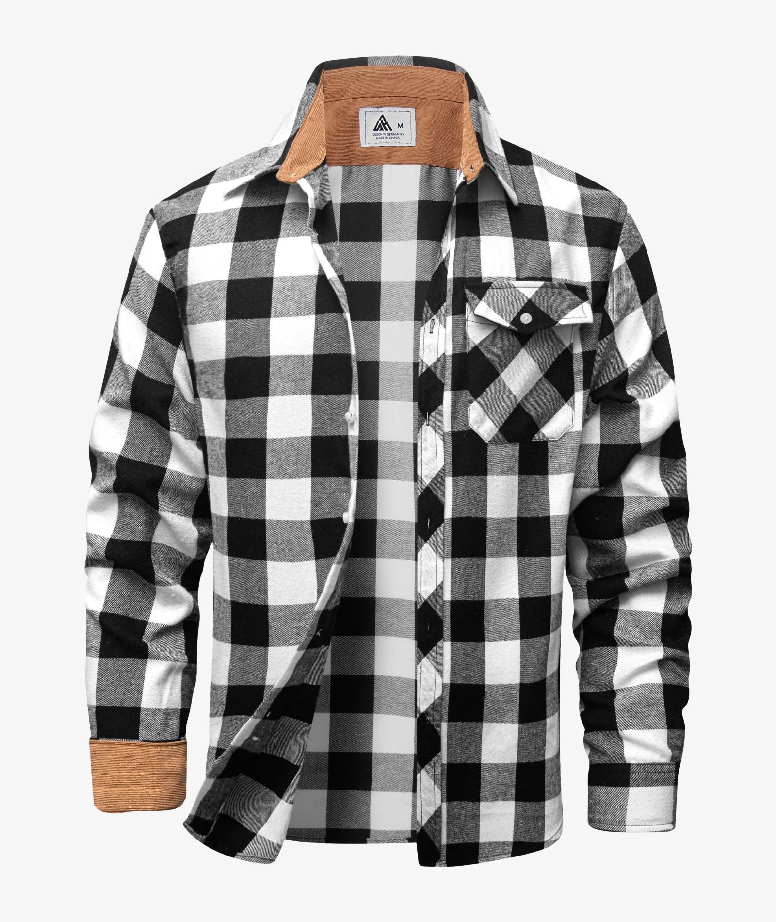 Camisa Chaqueta a Cuadros para Hombre