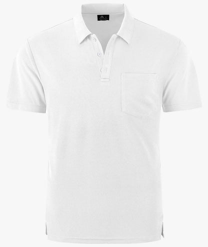 Polo de golf texturé à poche