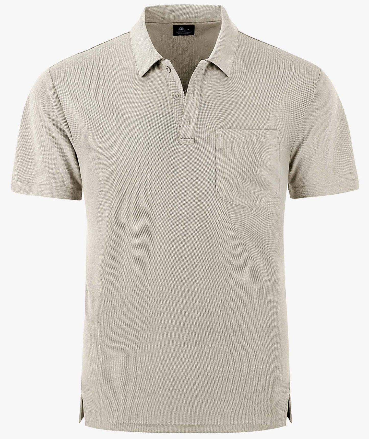 Polo de golf texturé à poche