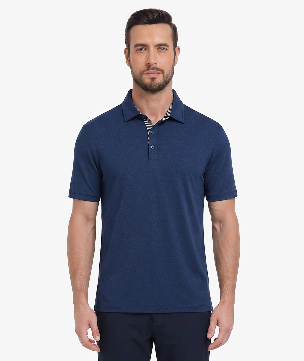Polo de alto rendimiento Heather