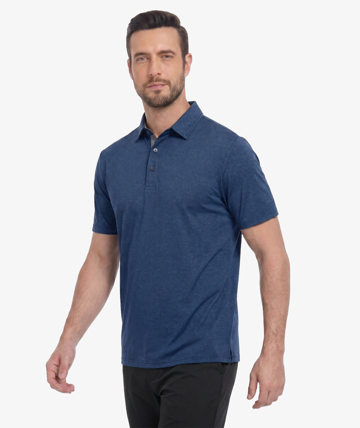 Polo de alto rendimiento Heather