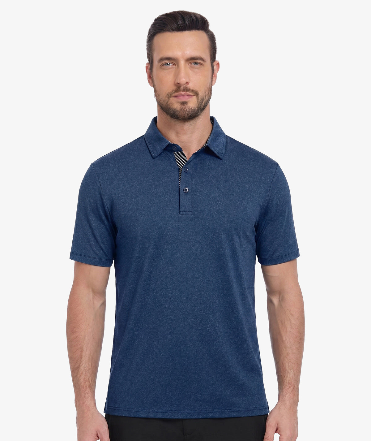 Polo de alto rendimiento Heather