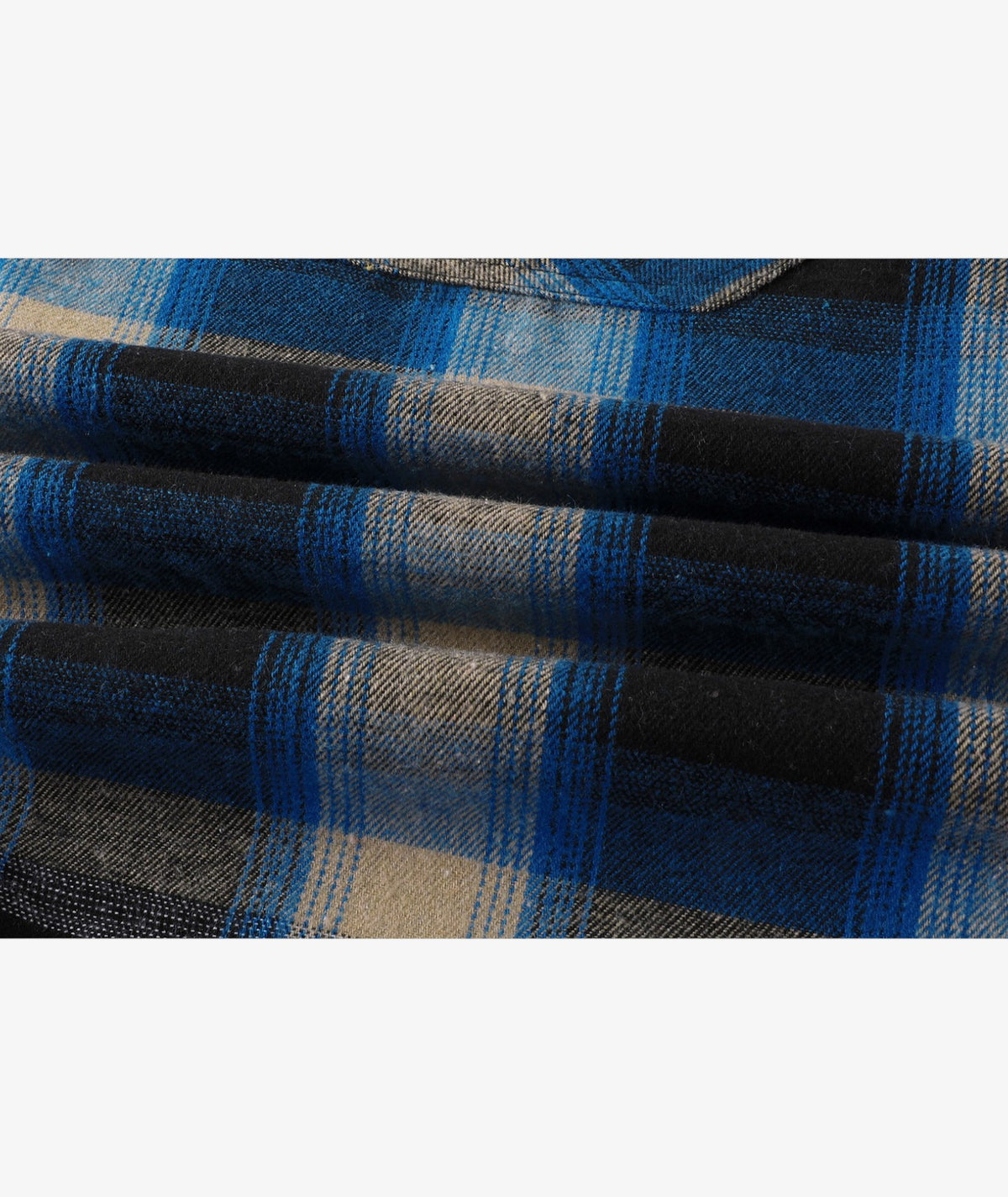 Layered Plaid Hooded Shirt