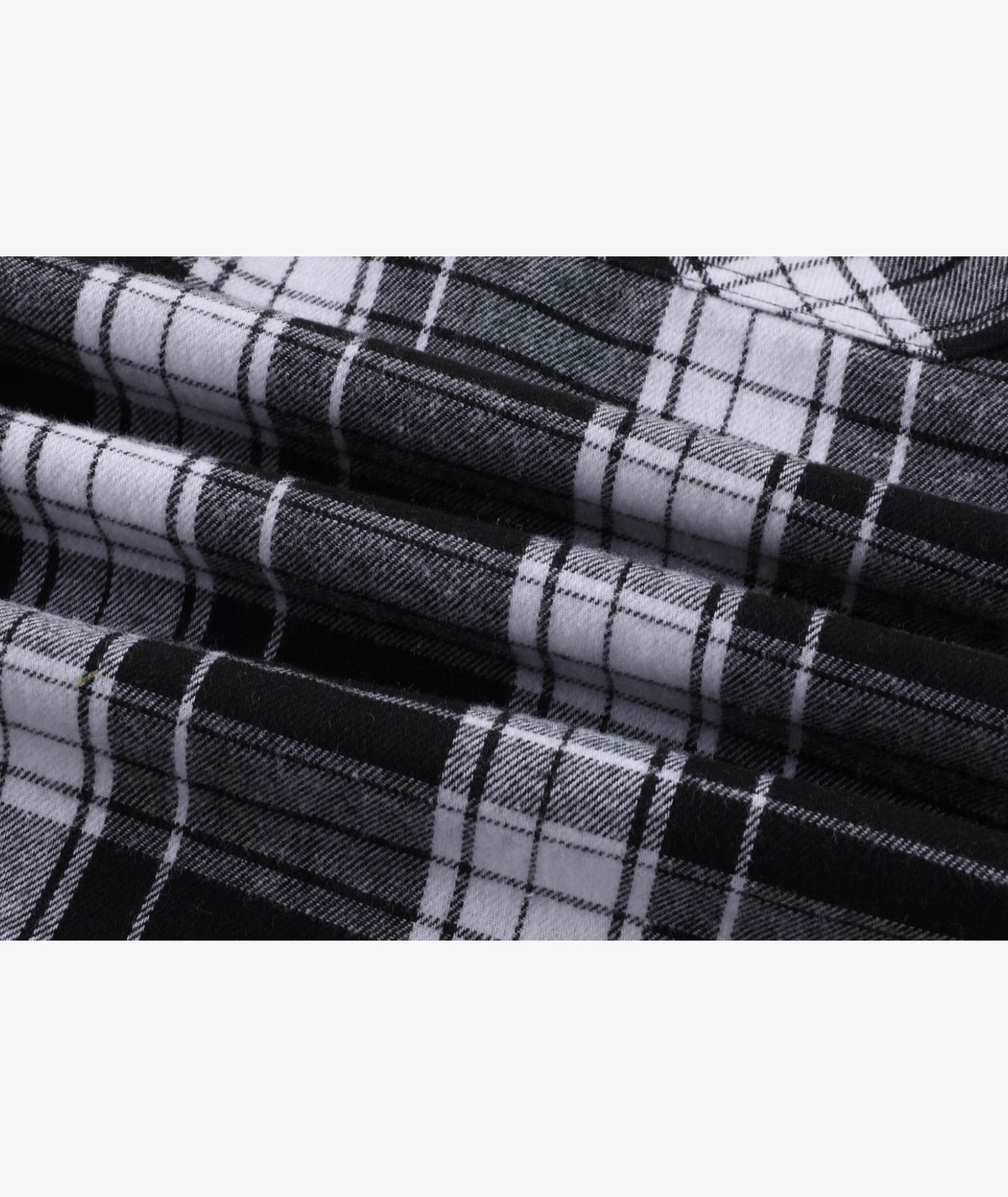 Layered Plaid Hooded Shirt