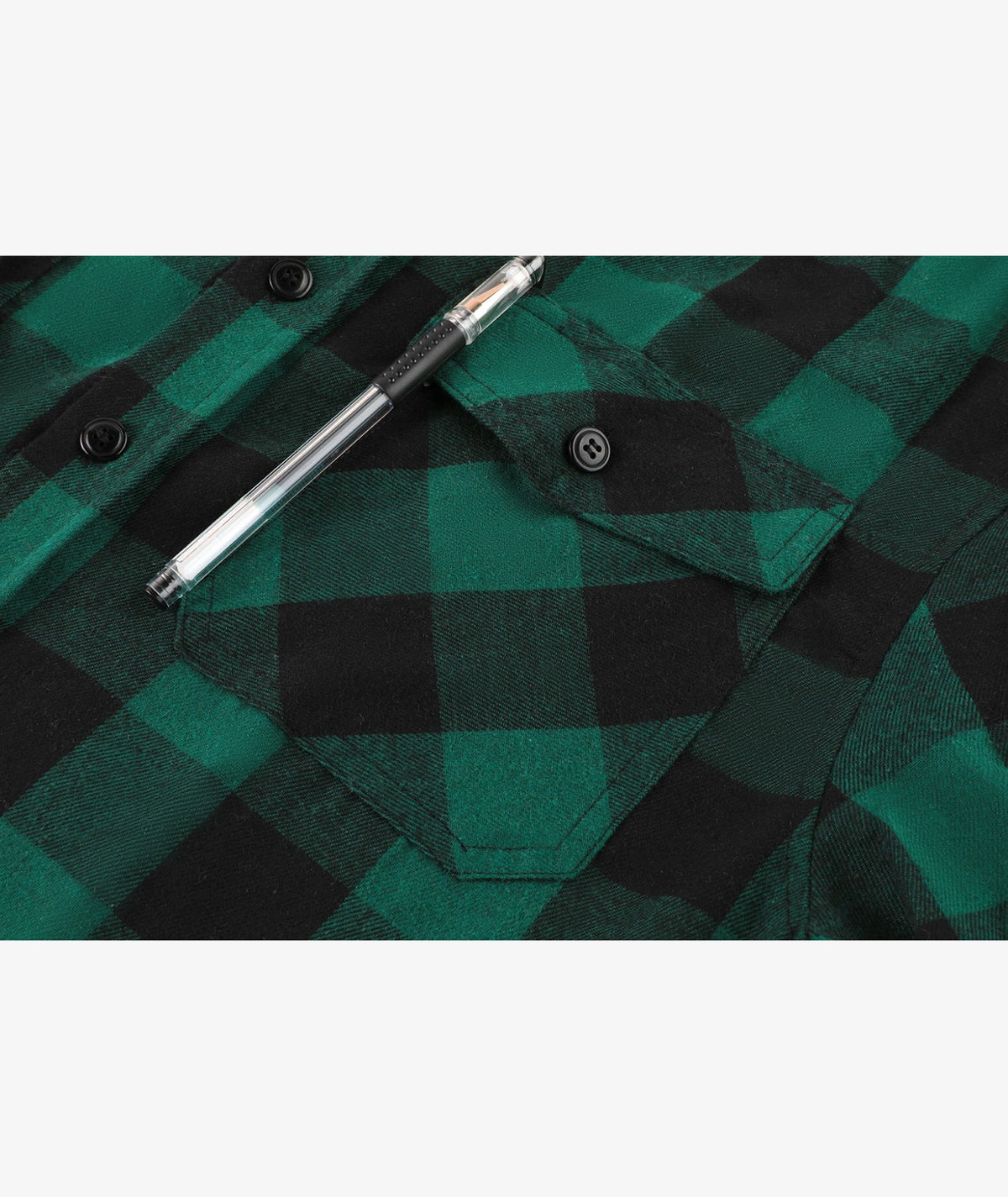 Layered Plaid Hooded Shirt